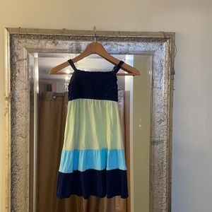 Justice summer dress with a tie back